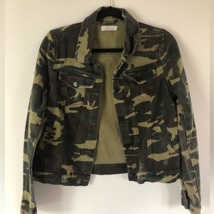 Camo Denim Jacket
